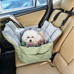 Secure car seat for dogs ≤10 kg with travel bag 