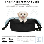 Secure car seat for dogs ≤10 kg with travel bag 