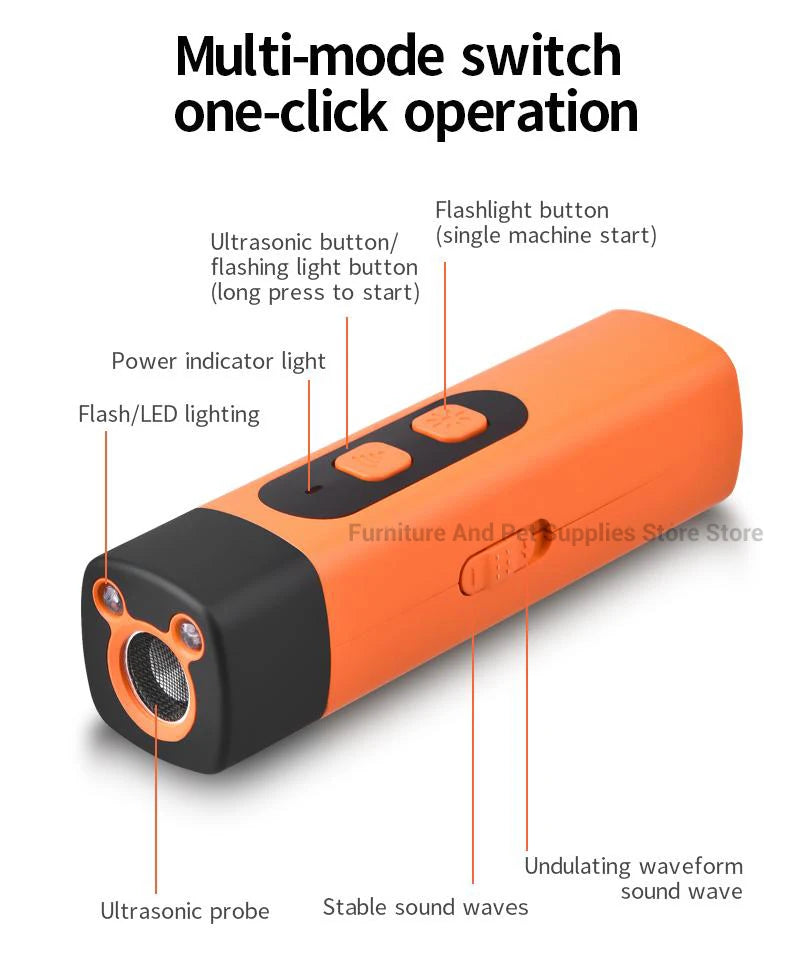 Wiederaufladbare, wiederaufladbare LED mit ultraschallabweisendem Ultraschall gegen Abscheulichkeit 