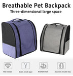 Leichter, atmungsaktiver Katzenrucksack aus Netzgewebe