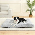 Soft, fluffy, long plush dog/cat bed for dogs and cats.