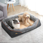 Large fleece dog bed, anti-allergy waterproof