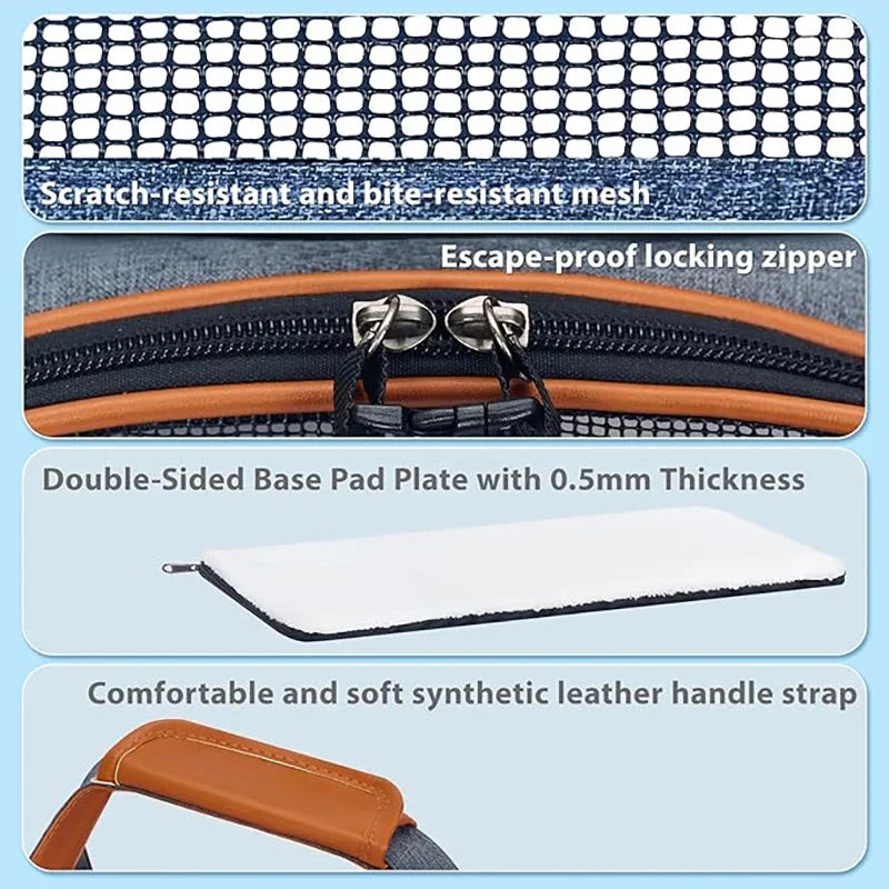 Sac Transport Tier Anti-Affaissement Poches Reise