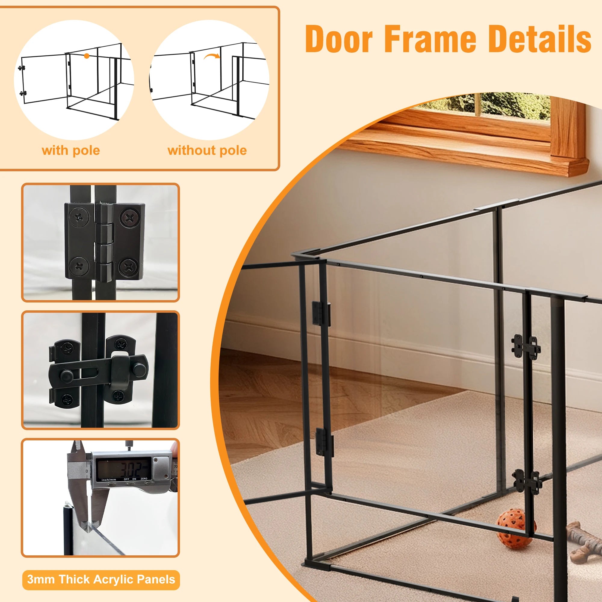 Designer-Indoor-Haustierpark – Sicherheit, Transparenz und Eleganz