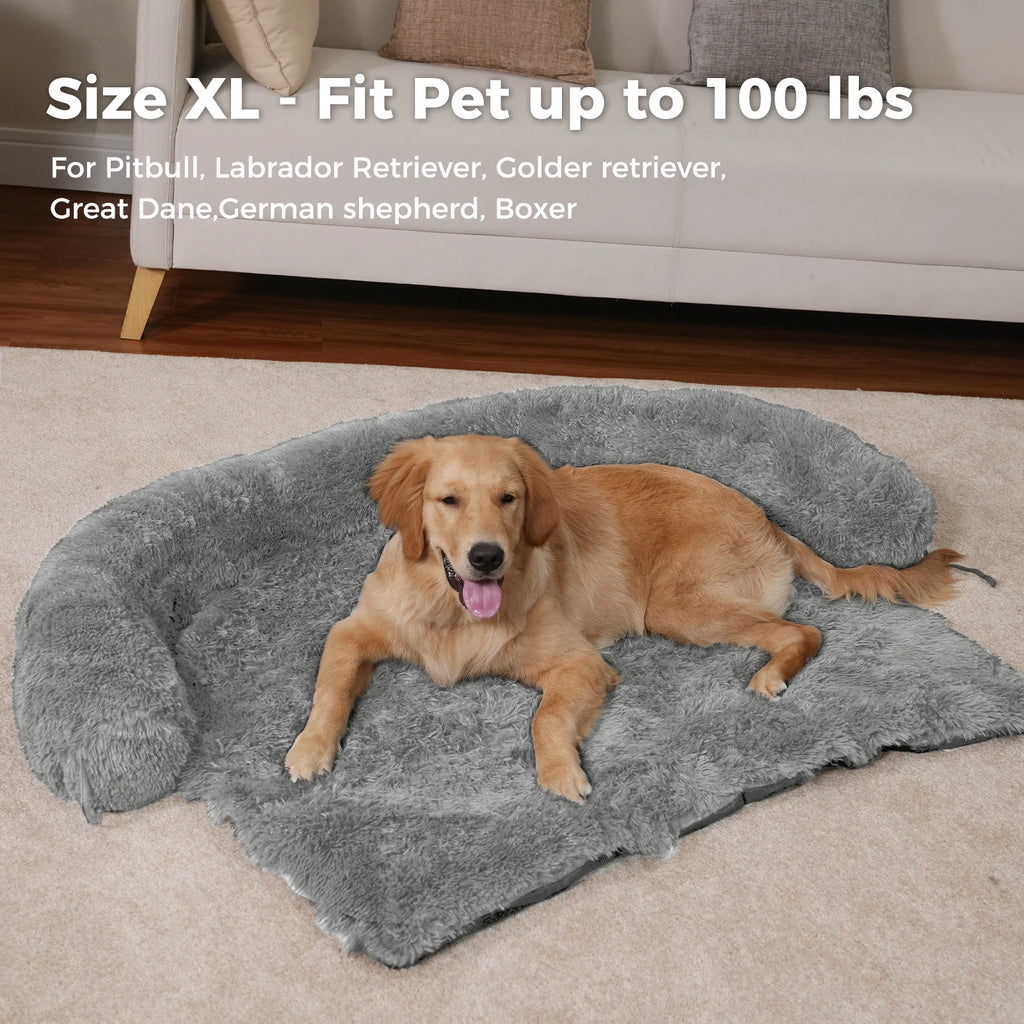 Soft, warm, washable dog/cat bed mat for winter.