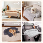 Soft, warm, washable dog/cat bed mat for winter.