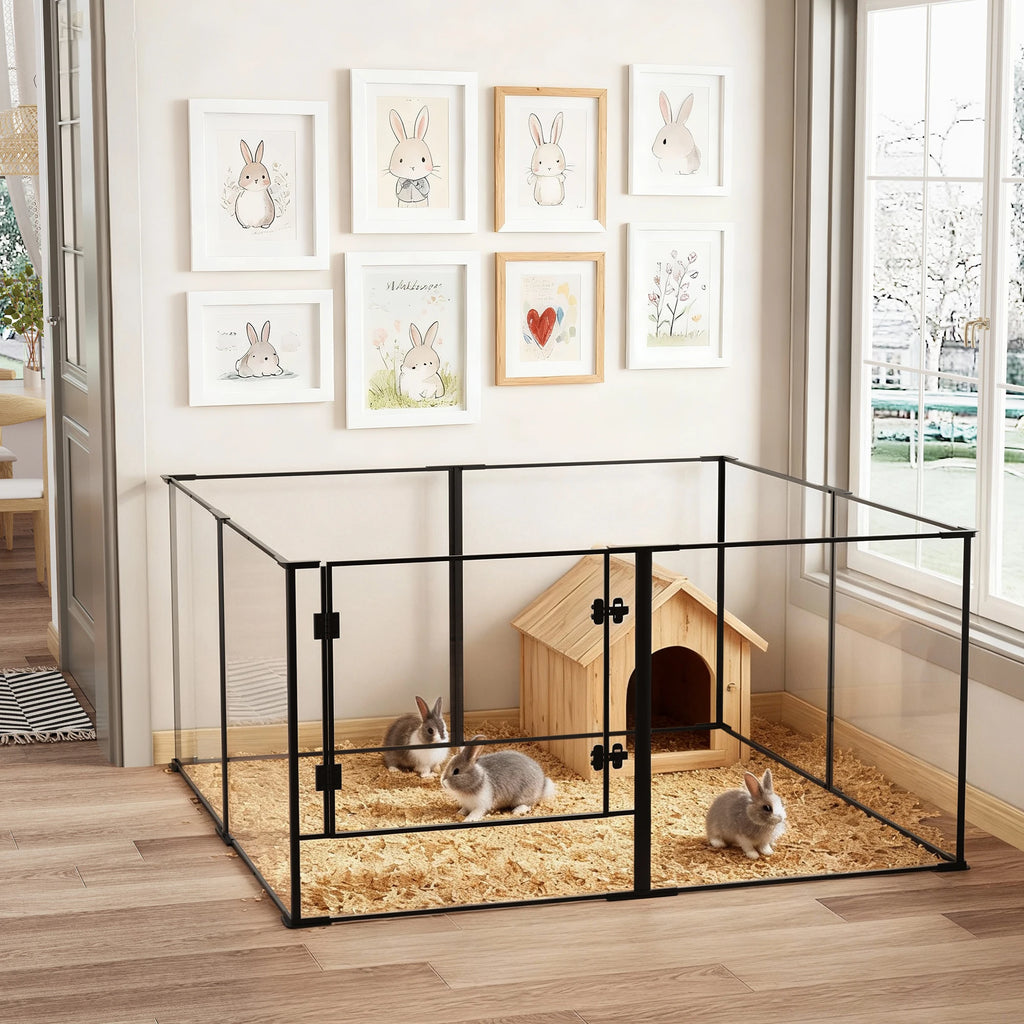 Designer indoor pet park – Safety, transparency &amp; elegance
