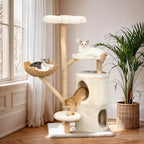Cat tree tower plush condo scratching post