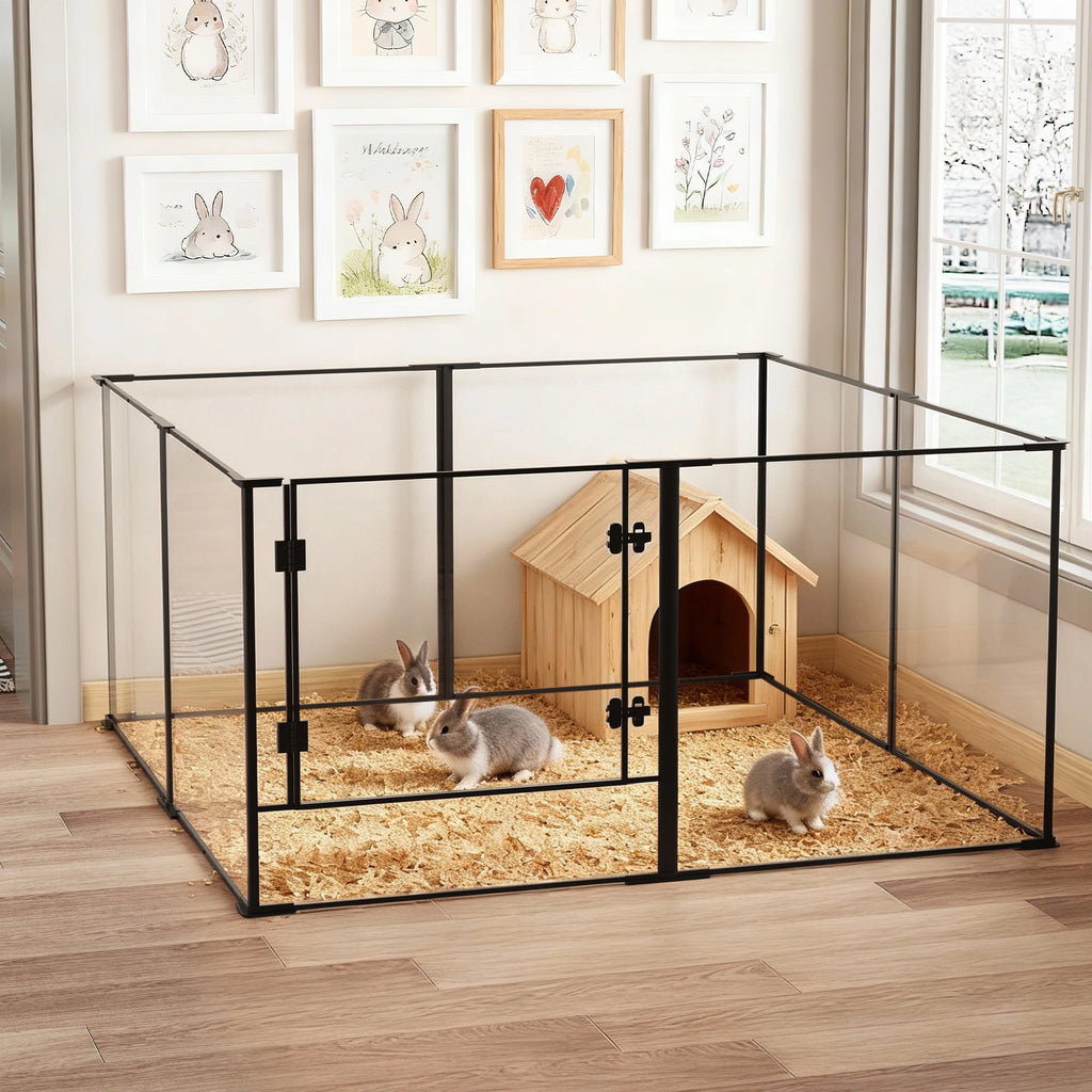 Designer indoor pet park – Safety, transparency &amp; elegance
