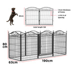 Modular dog enclosure – Large, secure indoor &amp; outdoor space