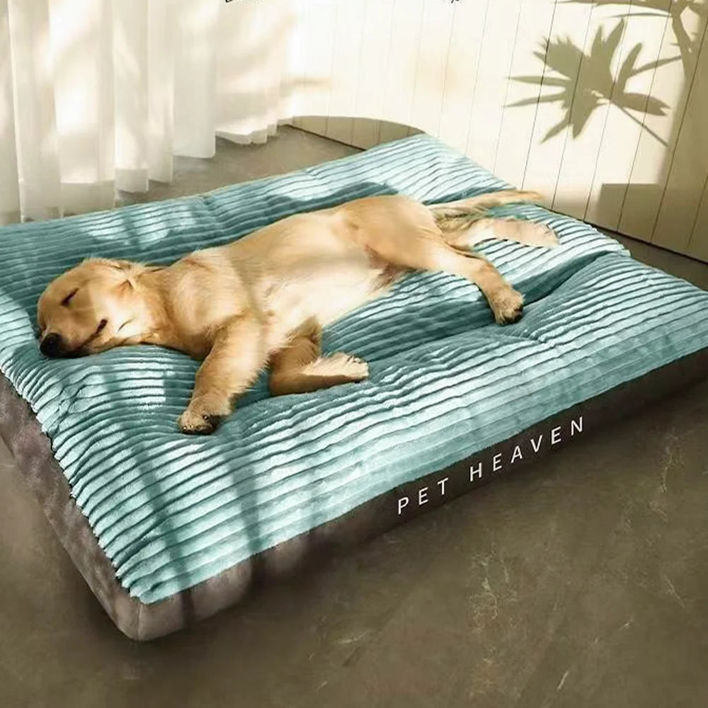 warm corduroy dog ​​bed, removable