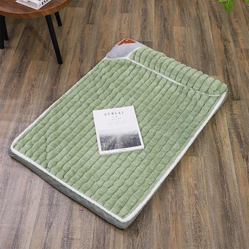 Dog sleeping mat, warm winter mattress, removable and washable kennel mattress, pet supplies, bed for large dogs.