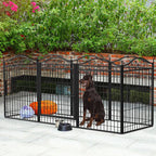 Modular dog enclosure – Large, secure indoor &amp; outdoor space