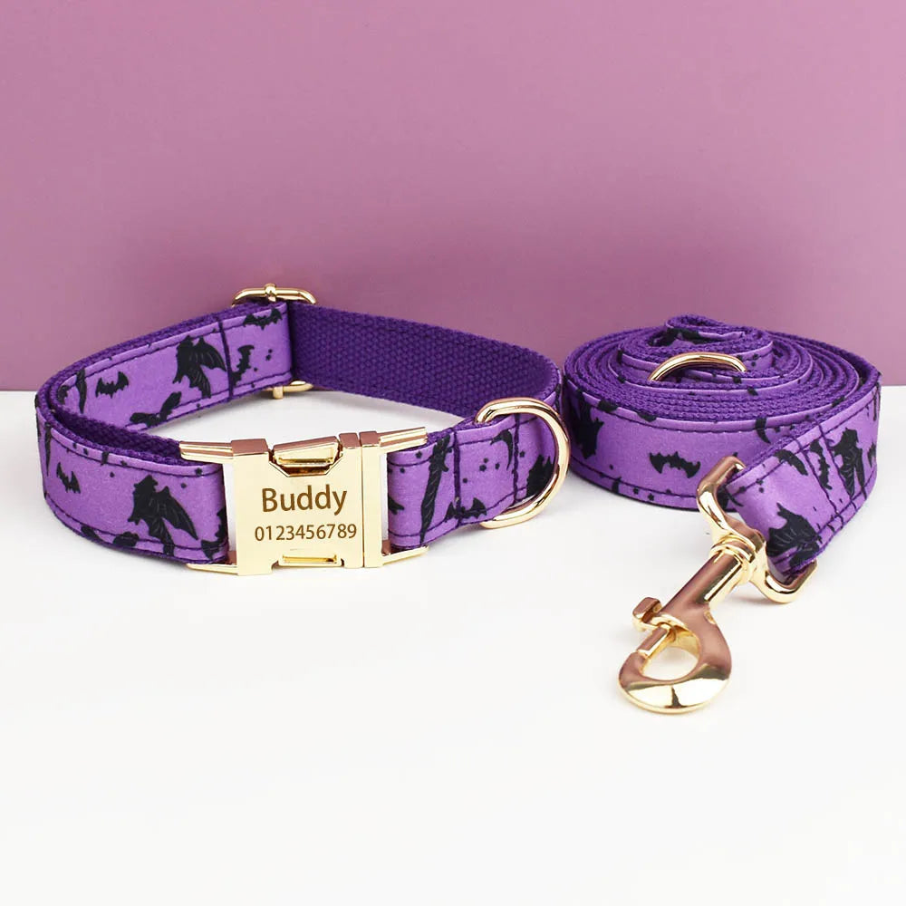 Personalisiertes, graviertes Halloween-Hundehalsband – Sicherheit &amp; Komfort