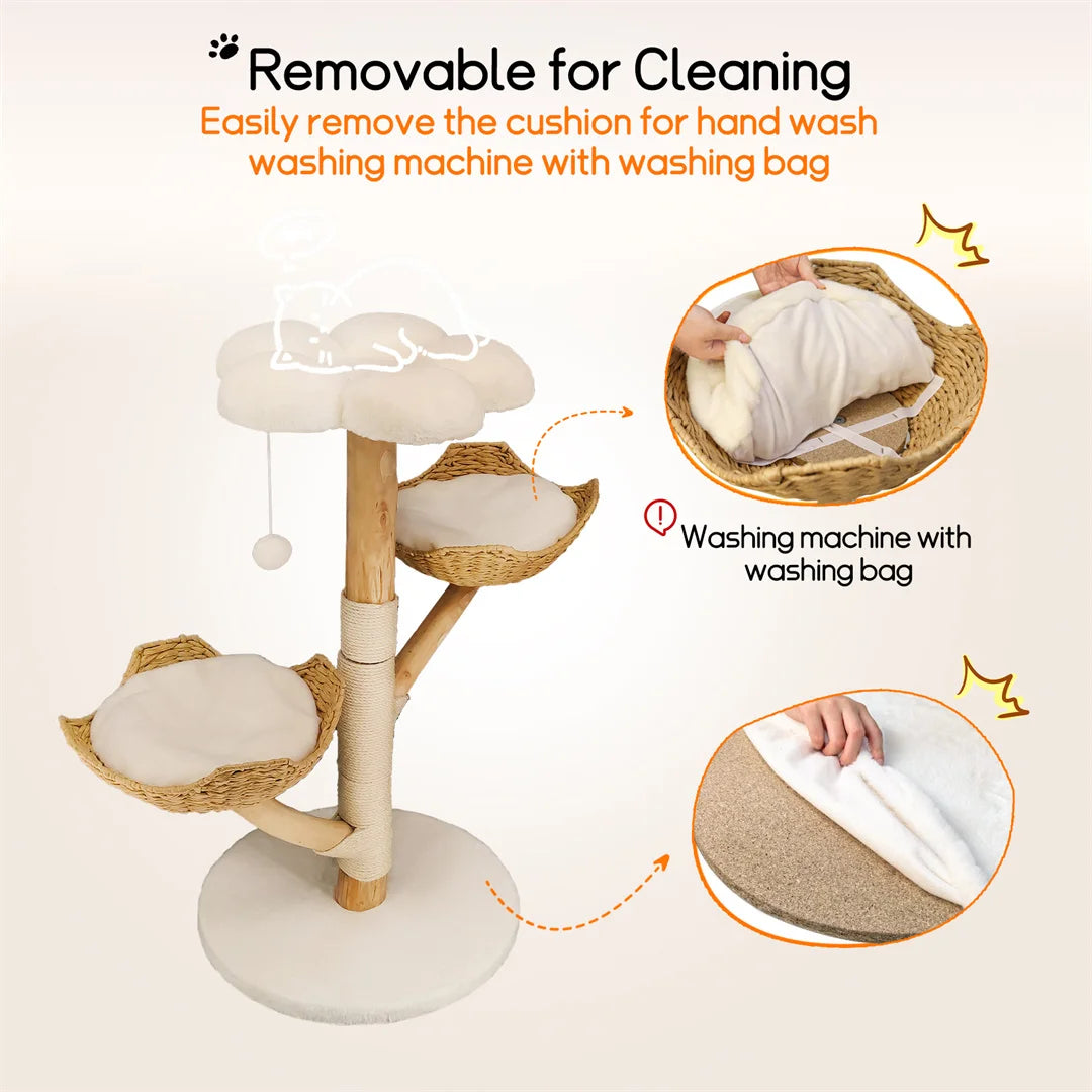 Modernes 110 cm großes Massivholz-Griffholz