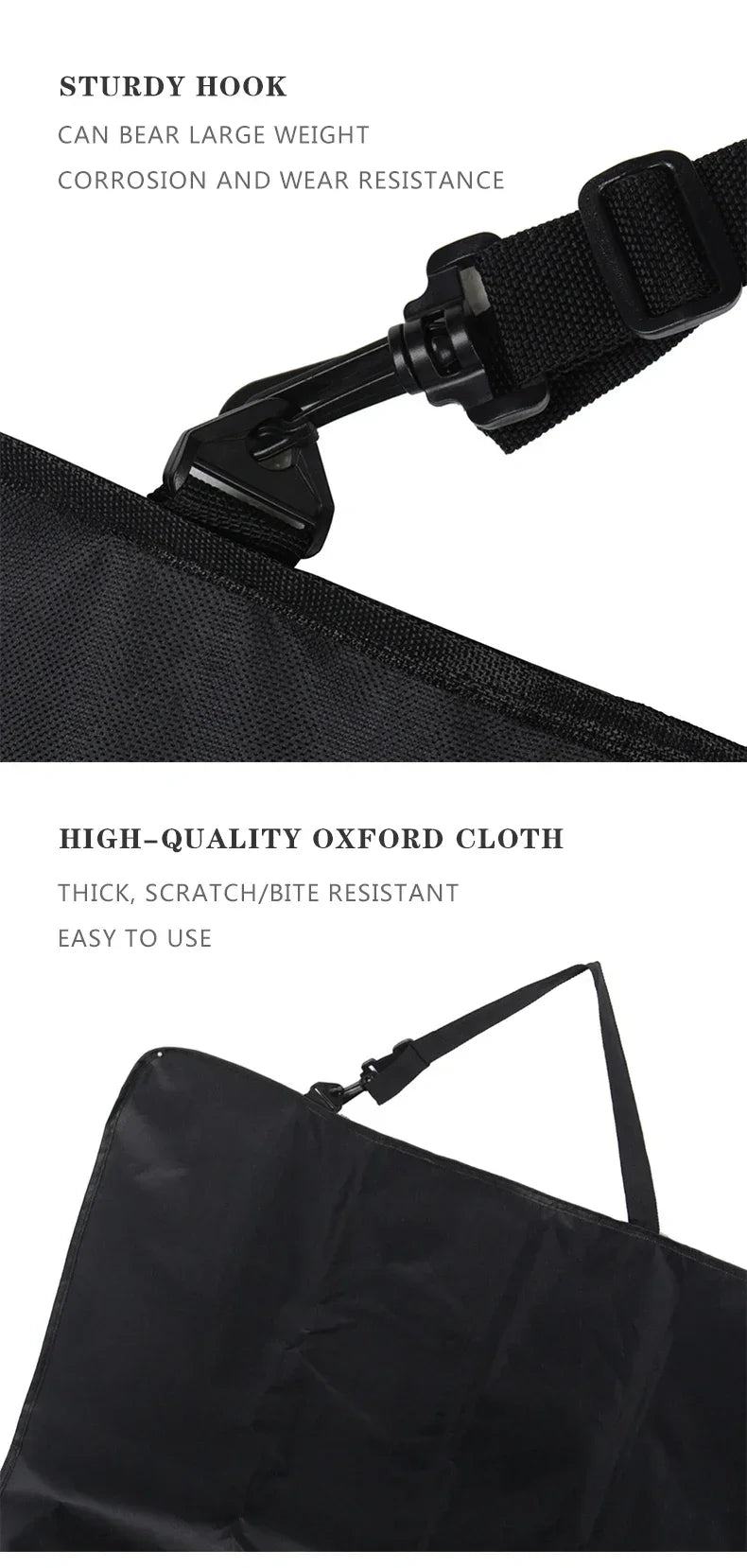 Waterproof dog hammock car back seat cover