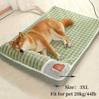Dog sleeping mat, warm winter mattress, removable and washable kennel mattress, pet supplies, bed for large dogs.