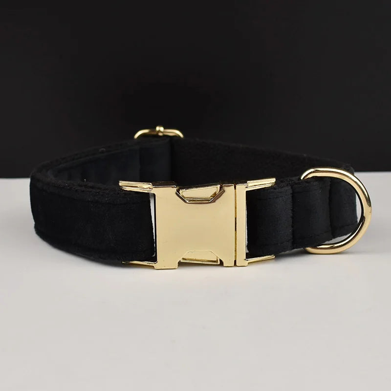 Personalisiertes Samt-Hundehalsband