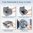 Siège auto chien sécurisé coussin transport avant arrière