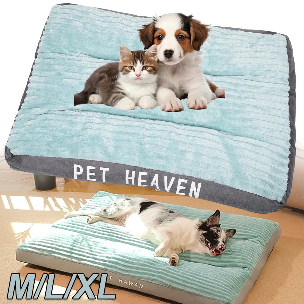 warm corduroy dog ​​bed, removable