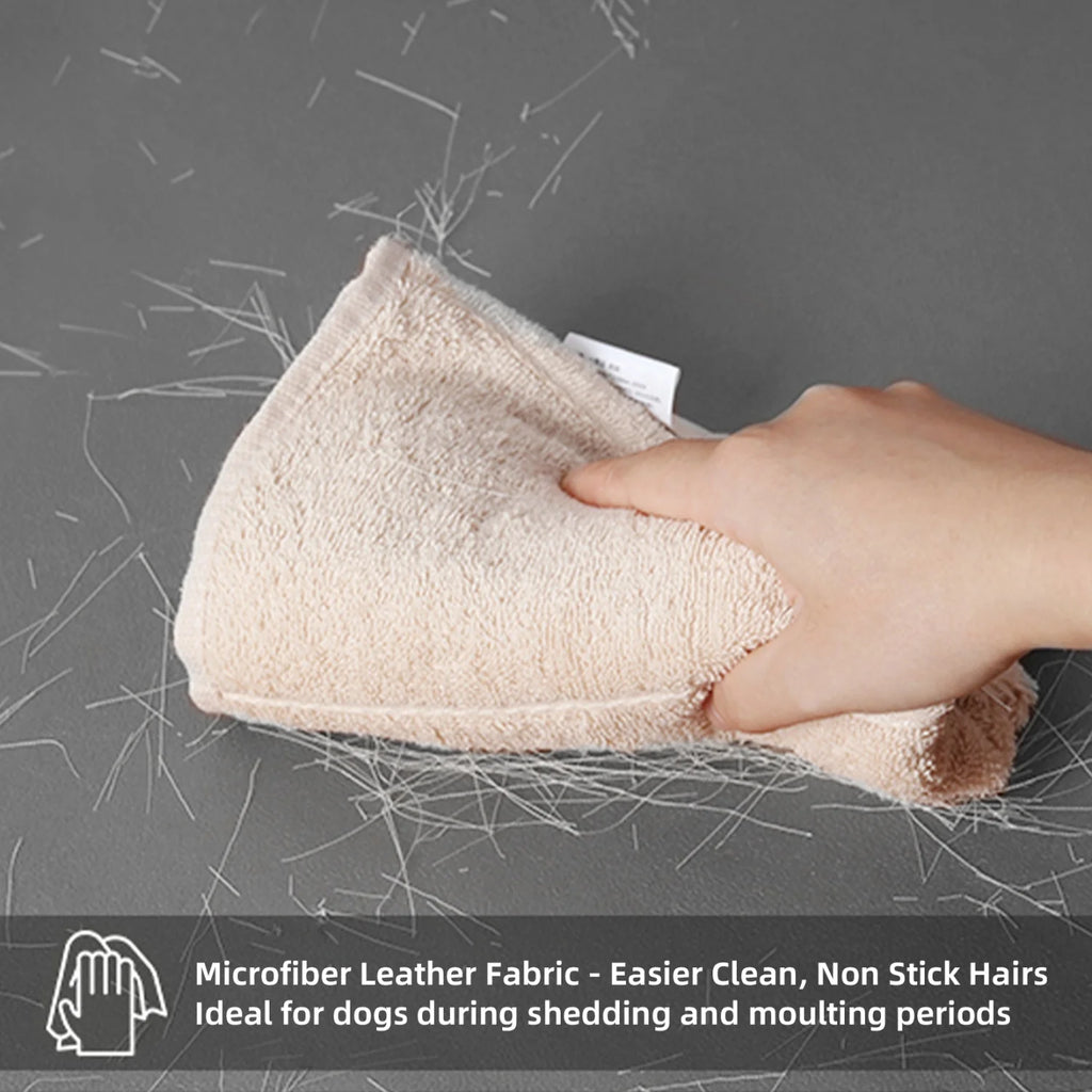 Lit Chien Canapé Cuir Mikrofaser M–2XL Rebords