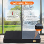 Großes, waschbares orthopädisches Hundebett aus Schaumstoff