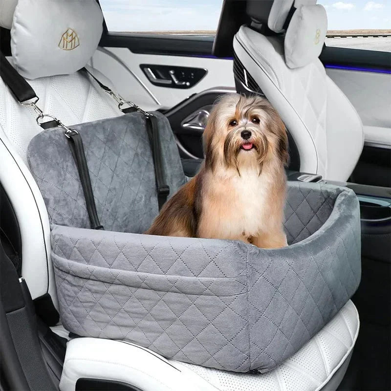 Siège auto chien sécurisé coussin transport avant arrière