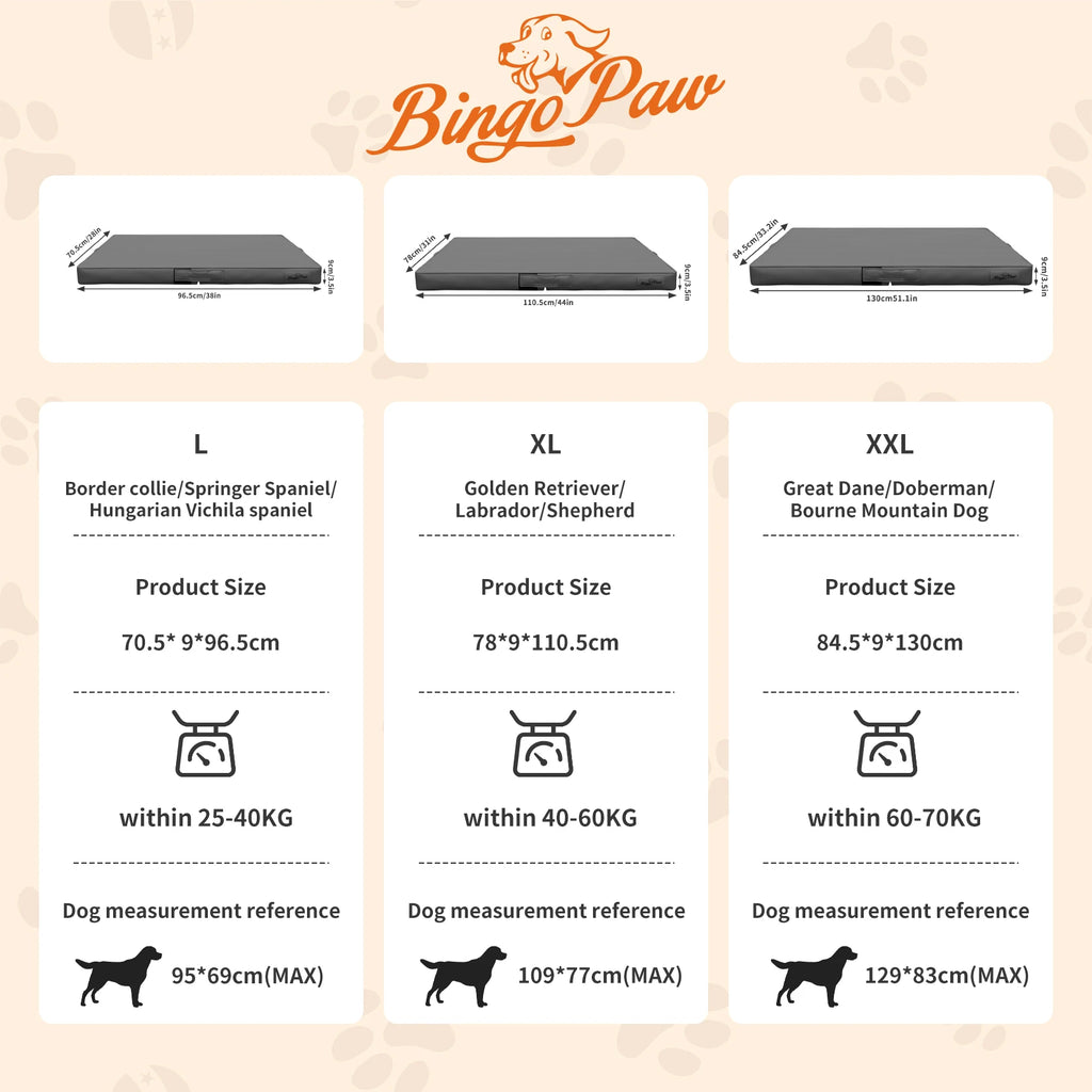 Lit pliable chien cuir microfibre résistant morsures 3D