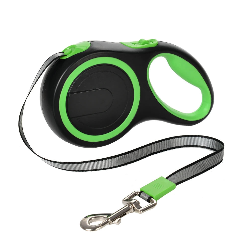 Heavy-duty retractable nylon dog leash for large dogs 