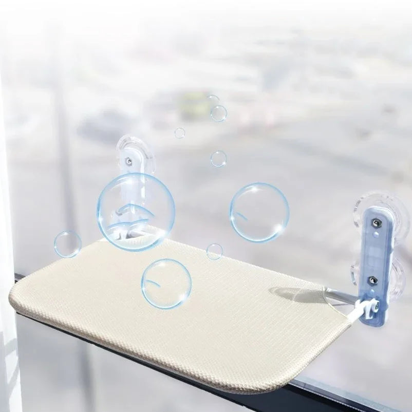 Lit fenêtre chat suspendu ventouses matelas lavable