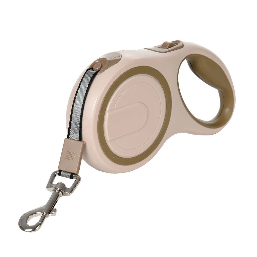 Heavy-duty retractable nylon dog leash for large dogs 