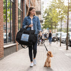 Secure car seat for dogs ≤10 kg with travel bag 