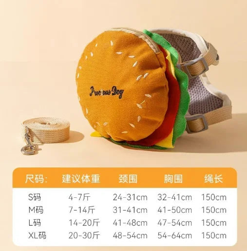 Burger-Hundegeschirr