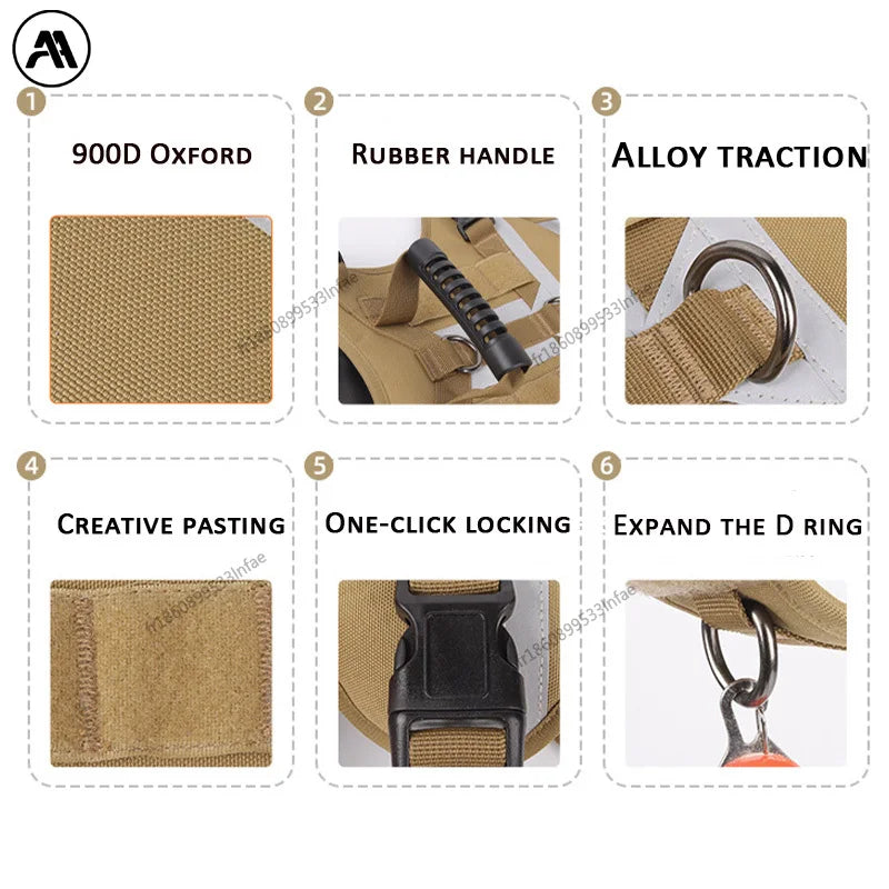 Anti-Zug-Hundegeschirr