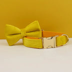 Personalized velvet dog collar
