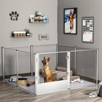 Waterproof transparent acrylic dog playpen for whelping/pregnancy
