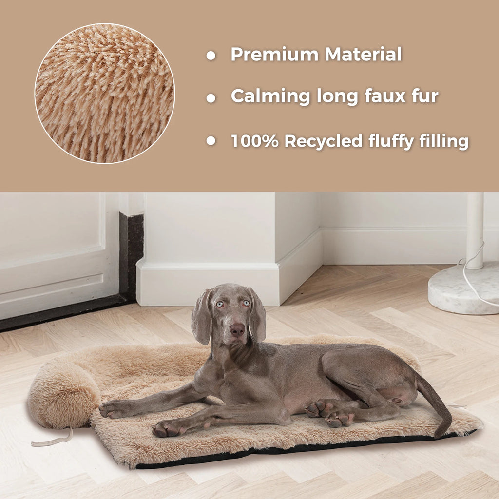 Soft, warm, washable dog/cat bed mat for winter.