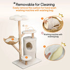 Cat tree tower plush condo scratching post