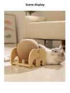 Jouet chat design naturel et ludique