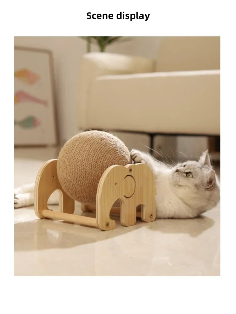 Jouet chat design naturel et ludique