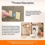 Cat tree tower plush condo scratching post