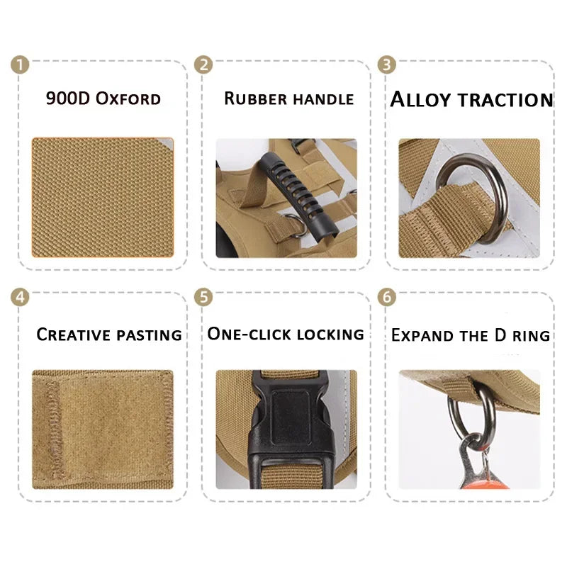 Anti-Zug-Hundegeschirr