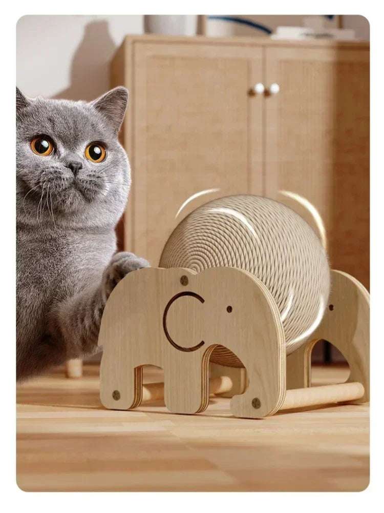 Jouet chat design naturel et ludique