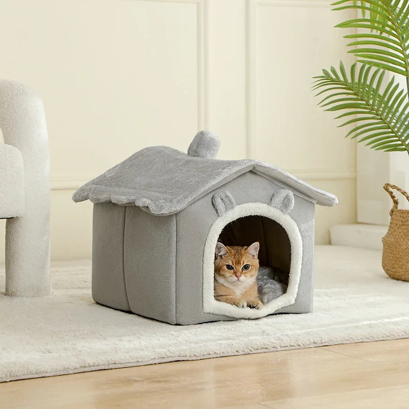 Maison biegsamer Chat Chien Housse Waschbarer Kokon