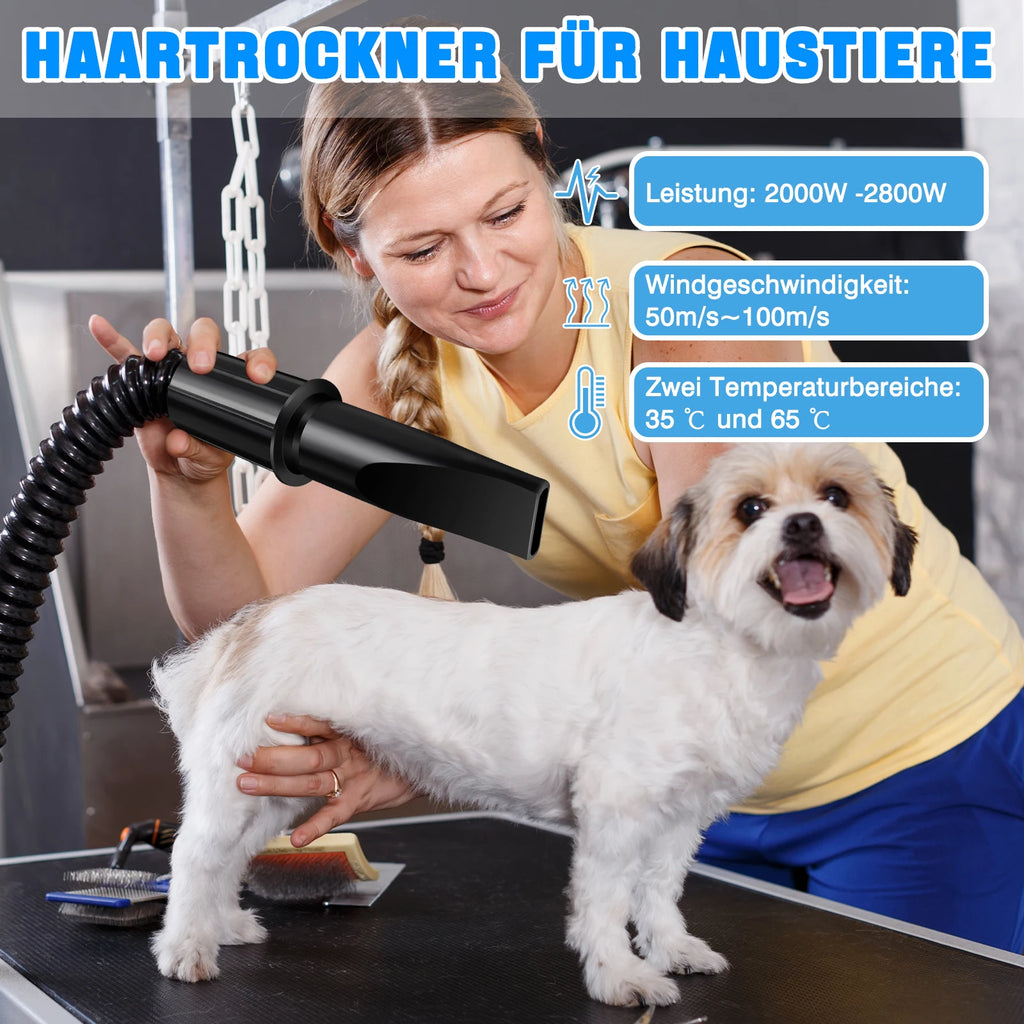 3500W Dog and Cat Grooming Blower with Adjustable Speed