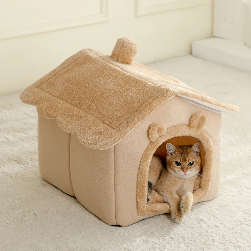Maison biegsamer Chat Chien Housse Waschbarer Kokon