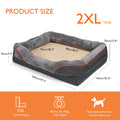 Large fleece dog bed, anti-allergy waterproof