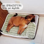 Dog sleeping mat, warm winter mattress, removable and washable kennel mattress, pet supplies, bed for large dogs.
