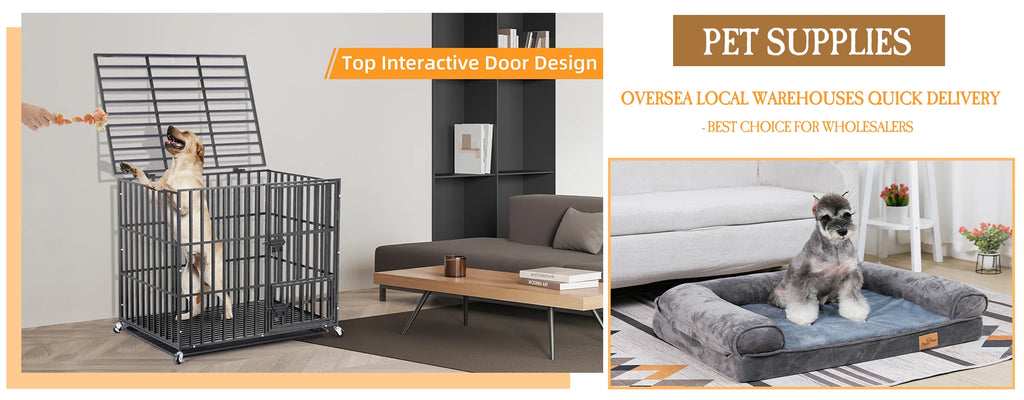 Großes, waschbares orthopädisches Hundebett aus Schaumstoff