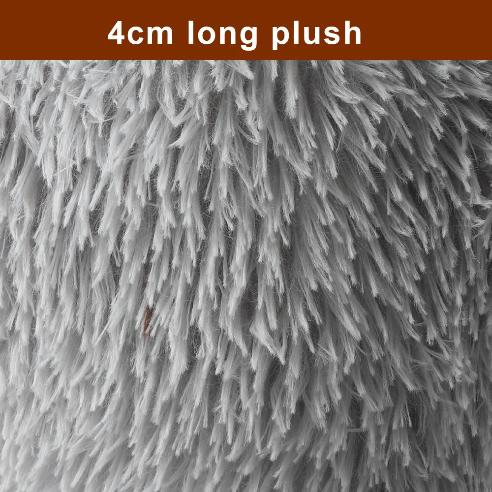 Plush Bear Paw Nest Bed Winter S–XL Dog Cat